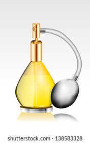 Yellow Perfume bottle