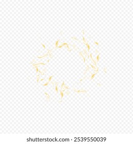 Yellow Petal Flying Vector Transparent Background. White Blur Cherry Pattern. Delicate Sakura Japan Backdrop. Light Blossom Japanese Banner. Fall Lotus Frame.