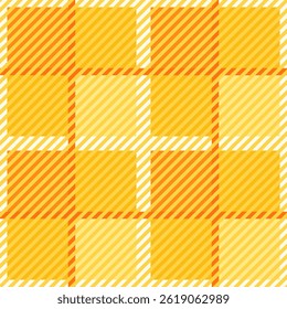 Picnic amarillo cuadros cuadros. Vector Patrón inconsútil para el mantel, el vestido, la falda, la servilleta, o el otro diseño textil