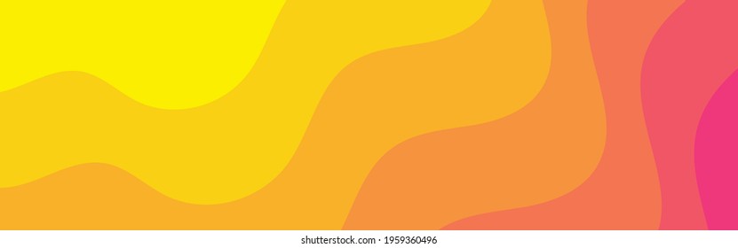 Yellow and pink design Banner background. Banner Design. Banners business modern background design, Geometric background. Modern design banner template with abstract wave pattern background.