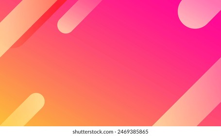 yellow pink gradient background with abstract shapes.  suitable for background, wallpaper, home screen, theme. vector eps 10background, pattern, abstract, vector, design, 3d, technology, banner, art, 
