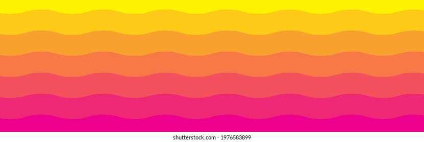 Yellow and pink gradient background. Organic shape. Abstract background. Vector geometric elements. Yellow and pink wave background. Colorful wallpaper.