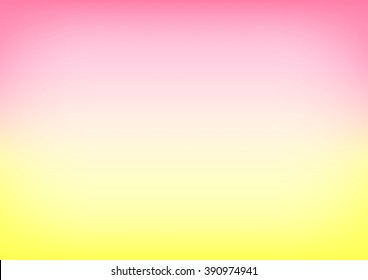 Yellow Pink Gradient Background Vector Illustration