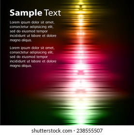 yellow pink green color Light Abstract Technology background for computer graphic website internet and business. text box. Brochure. card. sound wave. 