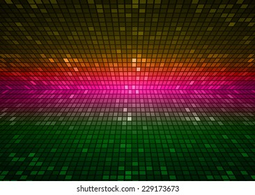 yellow pink green pixel background, Abstract vector background for computer graphic and technology.
