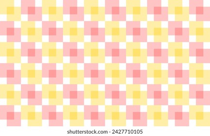 yellow and Pink overlap block patter repeat seamless pattern design for fabric printing or t-shirt screening paint
