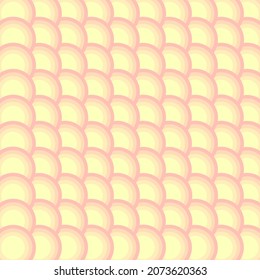 Fondo de peces de escala amarilla y rosa.