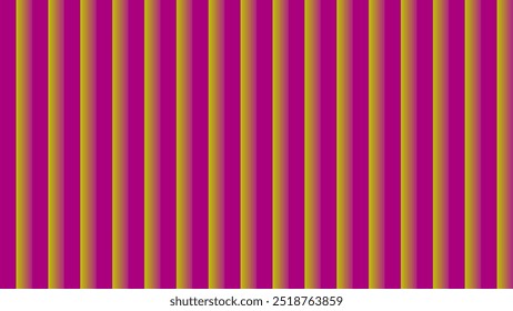 Yellow and pink vertical striped pattern with gradient effect. Seamless design for wallpaper, textile, and digital backgrounds.