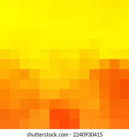 Yellow pixel background. Layout for advertising. Cover for magazine background. Presentation template.