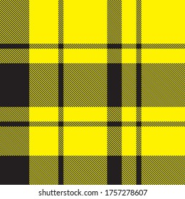Yellow Plaid, checkered, tartan seamless pattern suitable for fashion textiles and graphics