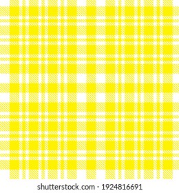 Yellow Plaid, checkered, tartan seamless pattern suitable for fashion textiles and graphics
