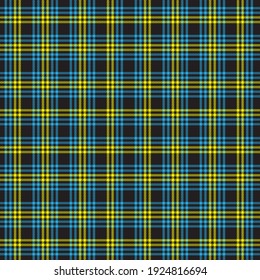 Yellow Plaid, checkered, tartan seamless pattern suitable for fashion textiles and graphics