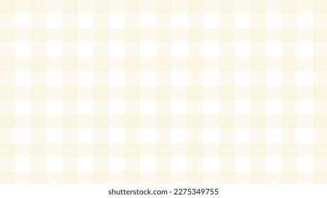Yellow plaid pattern in the white background
