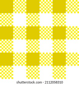 Fondo de patrón transparente amarillo dorado. Ilustración vectorial.