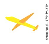 Yellow Plane cartoon vector design