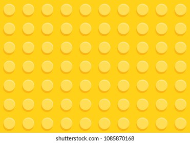 Yellow plastic construction plate seamless pattern