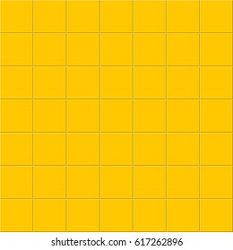 Yellow plastic construction of a square plates. Perfect vector background of yellow plastic square blocks. Beautiful simple background for advertising, poster, banner, web and flyer.