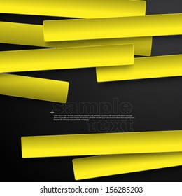 Yellow Plates Background