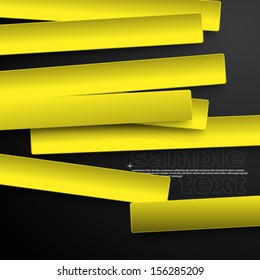 Yellow Plates Background