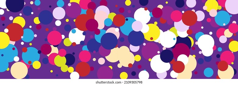Yellow Play White Color Vivid Dark Design Pic. Circles Vibrant Multicolor Purple Red Violet Composition. Beige Rainbow Children Indigo Pink Background. Blue Pastel Green Kids Bright Pattern.