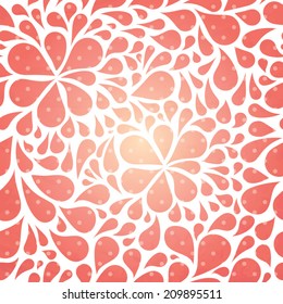Yellow polka dot background. Vector illustration