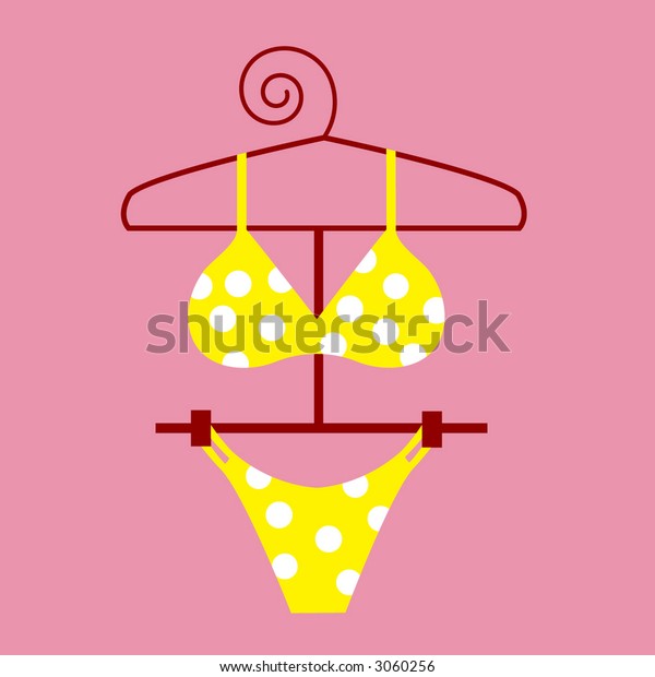 yellow polka dot swimsuit