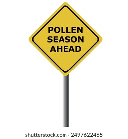 YELLOW pollen season ahead vector icon sing.eps
