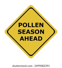 YELLOW pollen season ahead vector icon sing.eps
