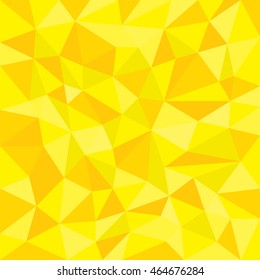 Yellow polygon background for card and wallpaper