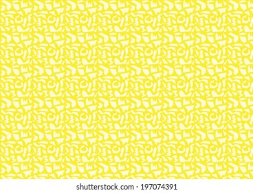 Yellow polygon pattern in abstract style for modern or classic design.