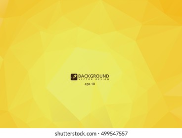 yellow polygonal abstract background