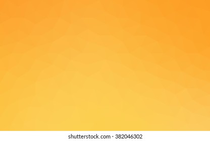 Yellow polygonal illustration, which consist of triangles. Geometric background in Origami style with gradient. Triangular design for your business.