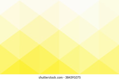 Yellow polygonal illustration, which consist of triangles. Geometric background in Origami style with gradient. Triangular design for your business.