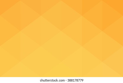 Yellow polygonal illustration, which consist of triangles. Geometric background in Origami style with gradient. Triangular design for your business.