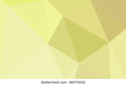Yellow polygonal illustration, which consist of triangles. Geometric background in Origami style with gradient. Triangular design for your business.
