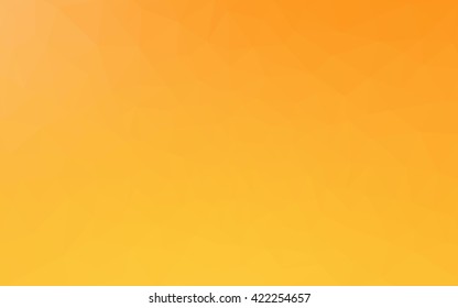 Yellow polygonal illustration, which consist of triangles. Geometric background in Origami style with gradient. Triangular design for your business.