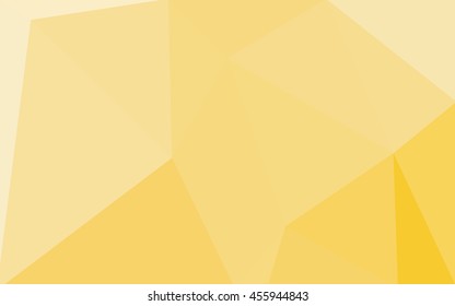 Yellow polygonal illustration, which consist of triangles. Geometric background in Origami style with gradient. Triangular design for your business.