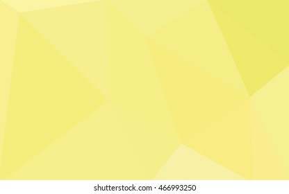 Yellow polygonal illustration, which consist of triangles. Geometric background in Origami style with gradient. Triangular design for your business.