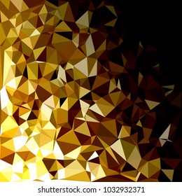 Yellow Polygonal Mosaic Background, Creative Design Templates