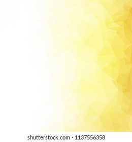 Yellow Polygonal Mosaic Background, Creative Design Templates