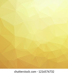 Yellow Polygonal Mosaic Background, Creative Design Templates