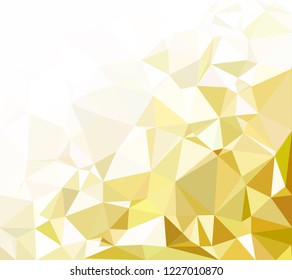 Yellow Polygonal Mosaic Background, Creative Design Templates