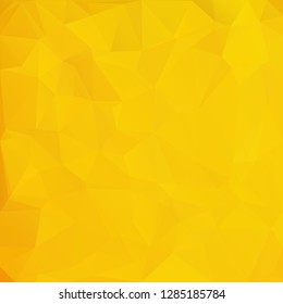 Yellow Polygonal Mosaic Background, Creative Design Templates