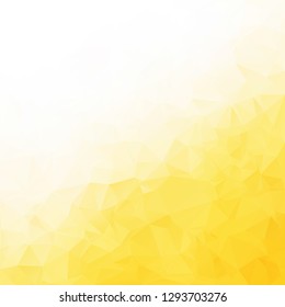 Yellow Polygonal Mosaic Background, Creative Design Templates