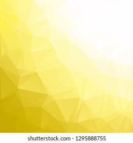 Yellow Polygonal Mosaic Background, Creative Design Templates