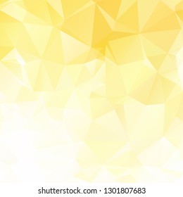 Yellow Polygonal Mosaic Background, Creative Design Templates