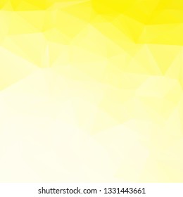 Yellow Polygonal Mosaic Background, Creative Design Templates