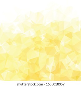 Fondo de mosaico policonal amarillo, plantillas de diseño creativo