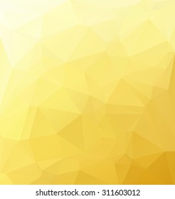 Yellow Polygonal Mosaic Background, Creative Design Templates