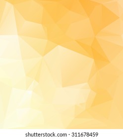 Yellow Polygonal Mosaic Background, Creative Design Templates